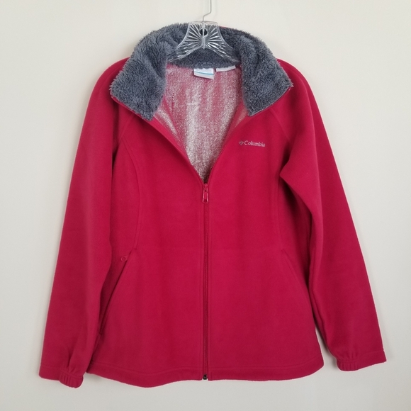 Columbia Omni-Heat Fleece Jacket Size M - Picture 2 of 8